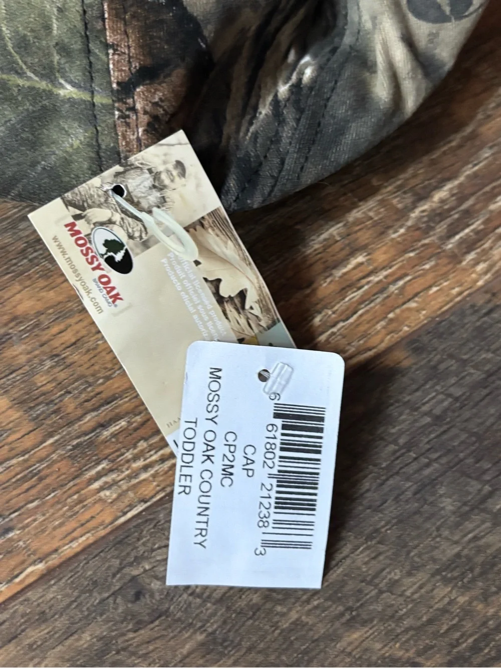 Mossy oak camo cap toddler size-nwt